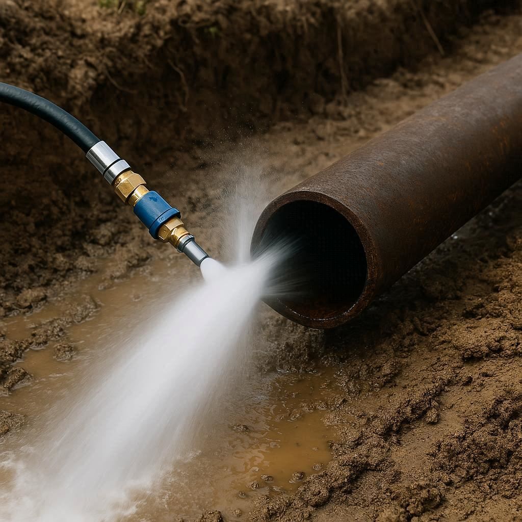 Гидродинамическая прочистка водопроводных труб в Армянске