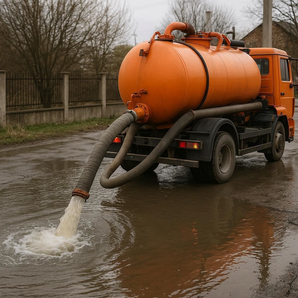 Откачка воды в Армянске